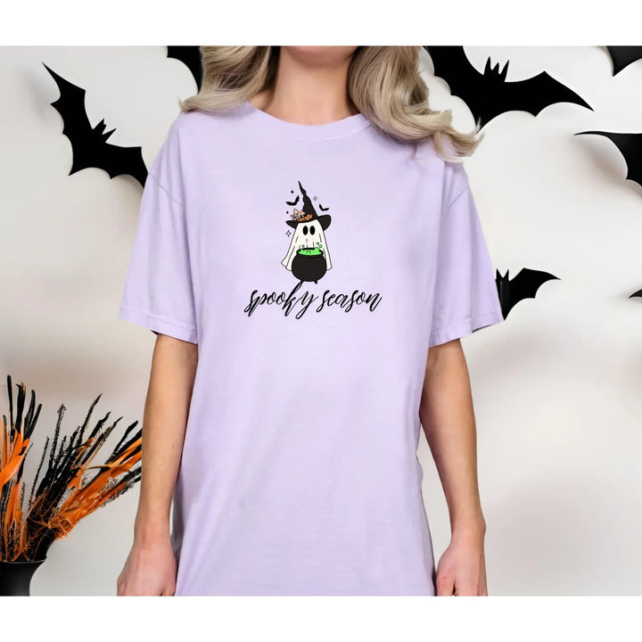 Spooky Season T shirt Halloween Shirt Cute Ghost Tee Unisex Festive Apparel Fall Fashion Top Lover Gift Costume