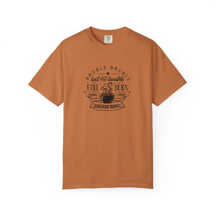 Spooky Themed Unisex T shirt | Perfect for Halloween Cozy Home Wear Gift Witches Casual Style Movie Night Tee Yam / S