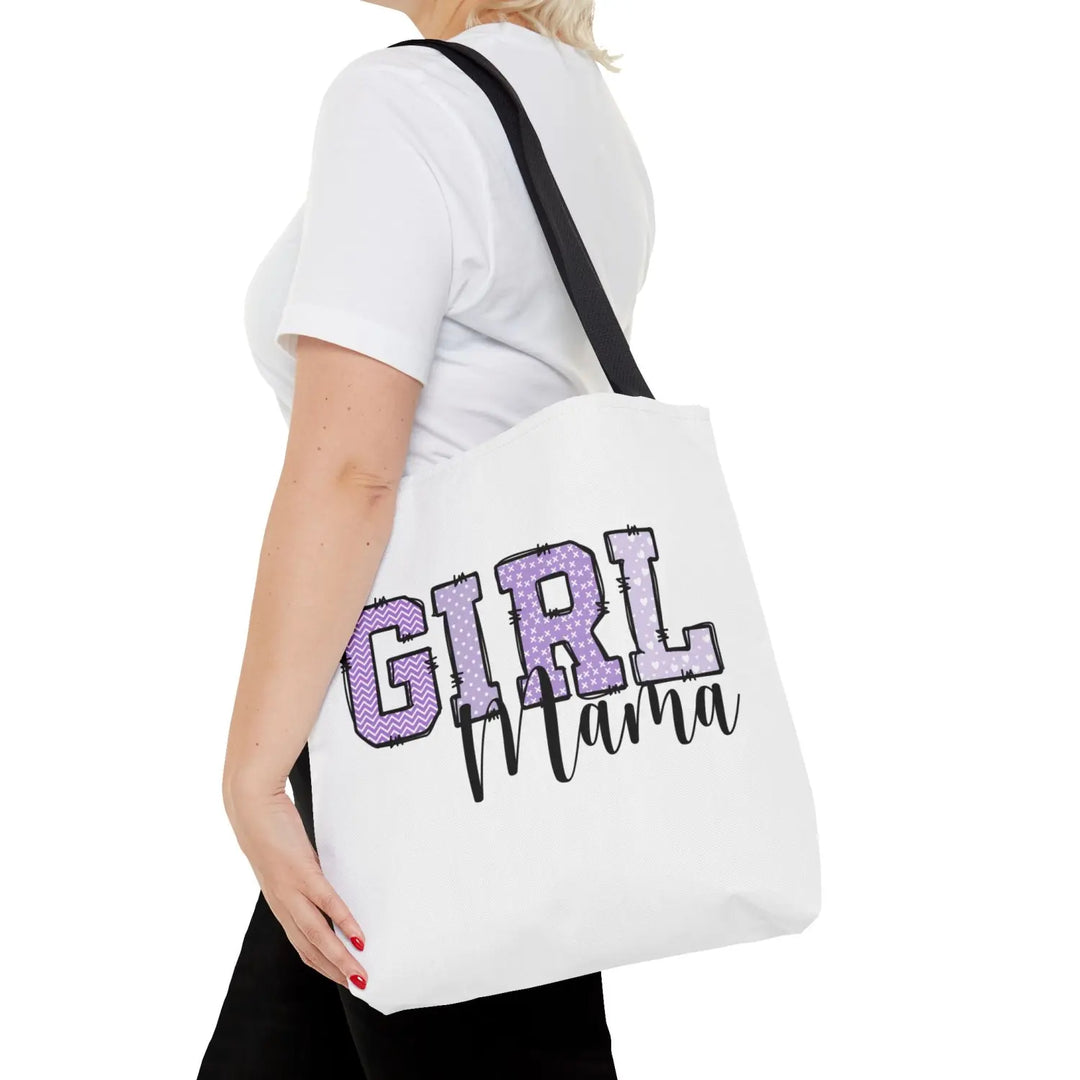 Stylish Girl Mama Tote Bag Perfect for Moms Everyday Use Gifts Mothers Day Shopping Beach - Bags