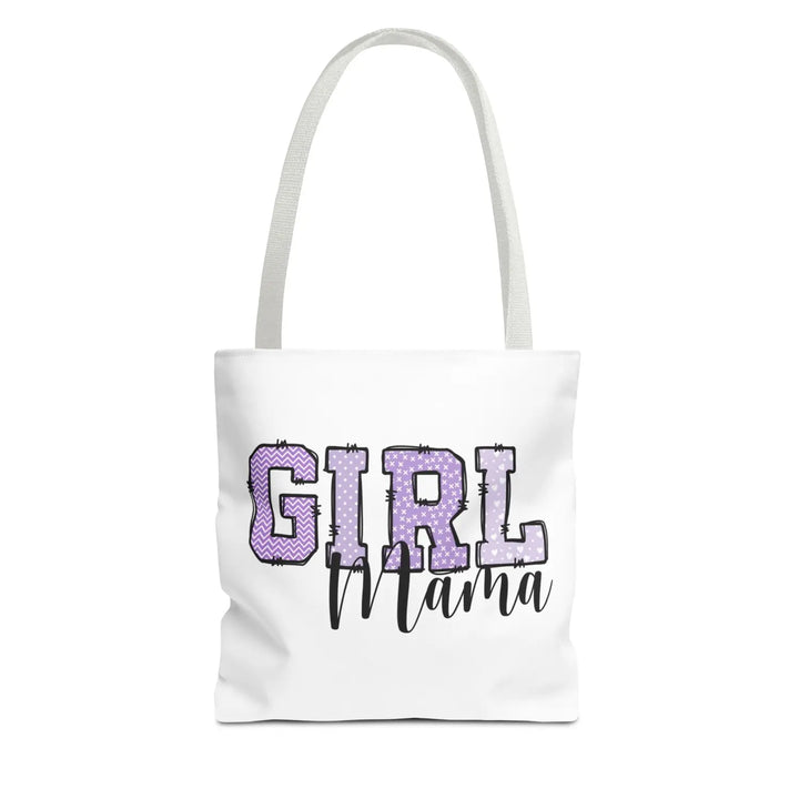 Stylish Girl Mama Tote Bag Perfect for Moms Everyday Use Gifts Mothers Day Shopping Beach - 13’’ × / White - Bags