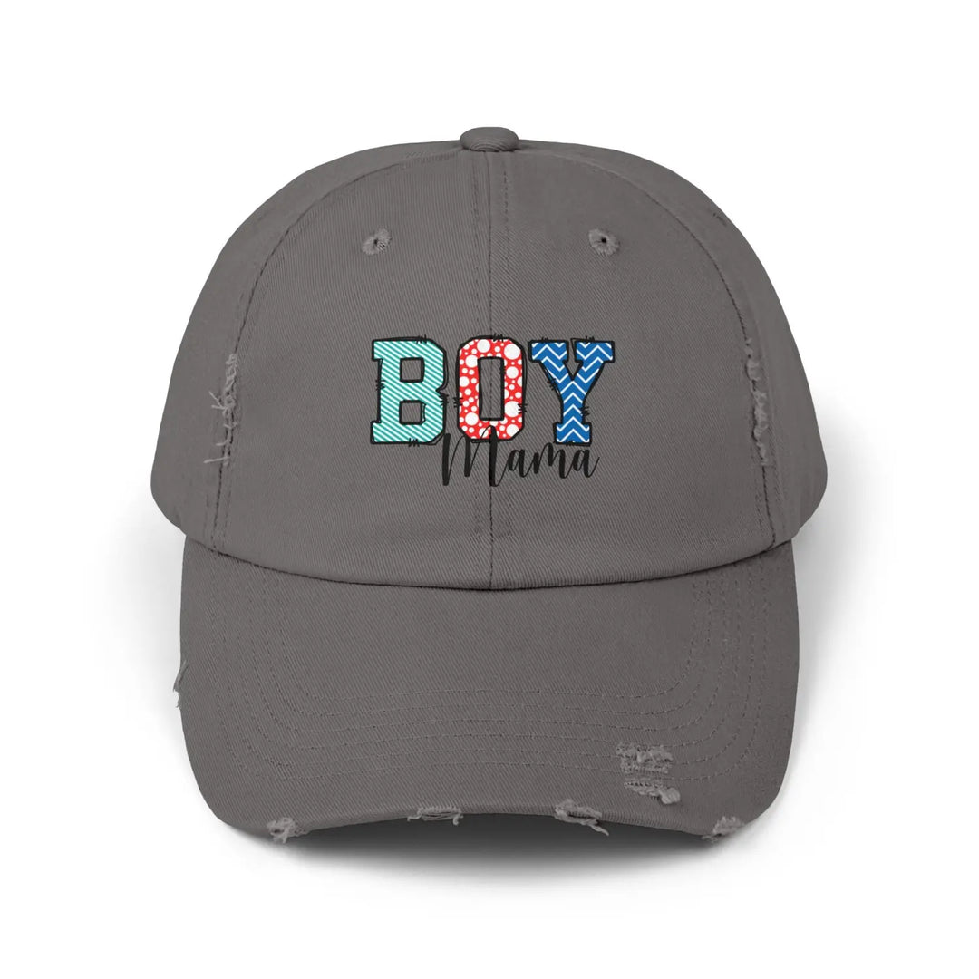 Unisex Distressed Cap for Boy Moms Casual Sun Hat Gift New Trendy Dad Summer Accessory - Nickel / One size - Hats