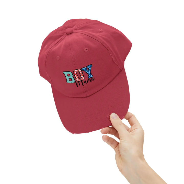 Unisex Distressed Cap for Boy Moms Casual Sun Hat Gift New Trendy Dad Summer Accessory - Hats