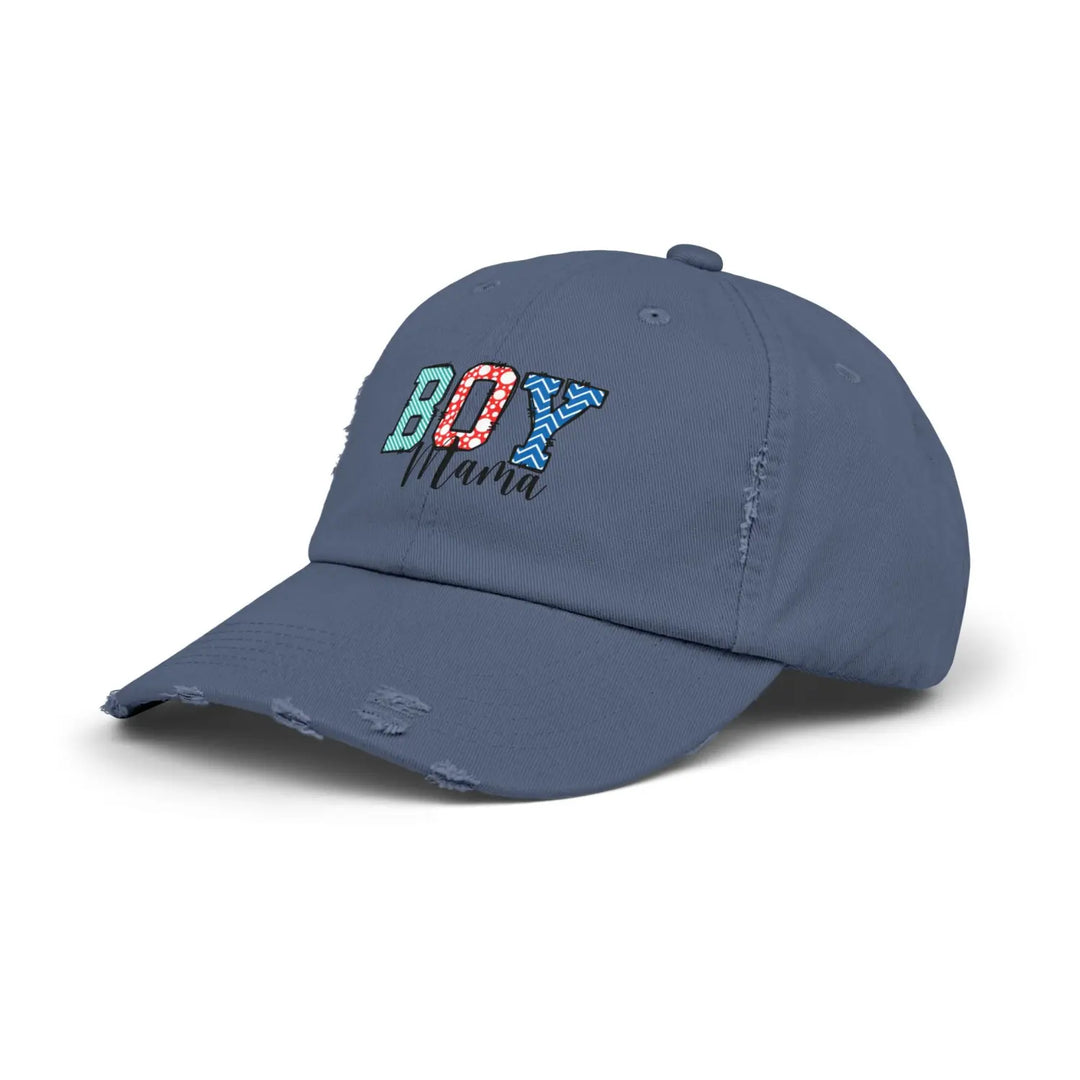 Unisex Distressed Cap for Boy Moms Casual Sun Hat Gift New Trendy Dad Summer Accessory - Hats