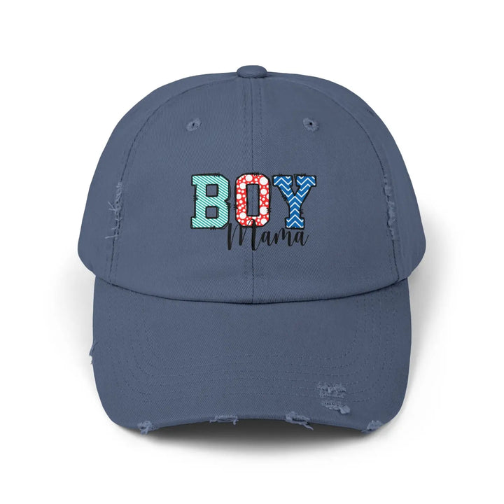 Unisex Distressed Cap for Boy Moms Casual Sun Hat Gift New Trendy Dad Summer Accessory - Scotland Blue / One size - Hats