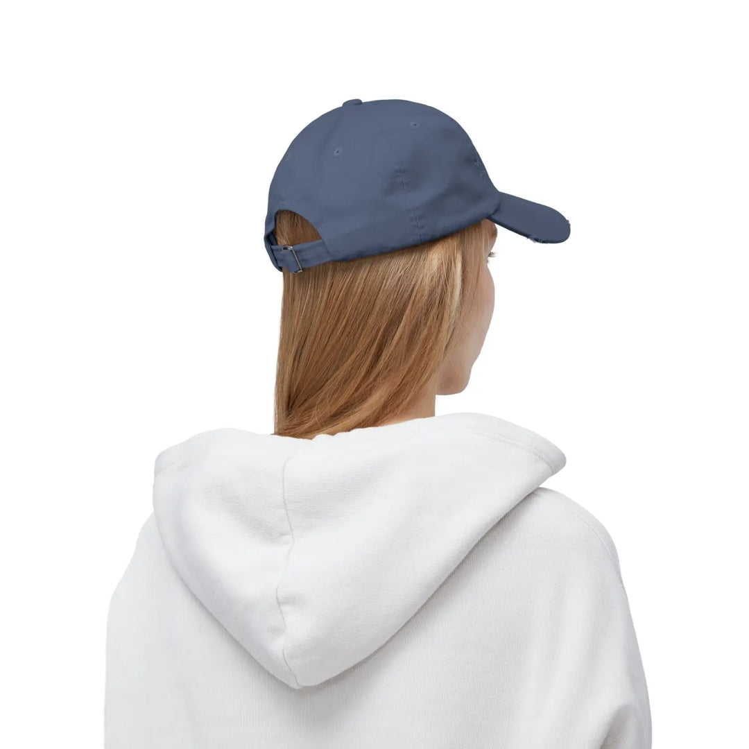Unisex Distressed Cap for Boy Moms Casual Sun Hat Gift New Trendy Dad Summer Accessory - Hats