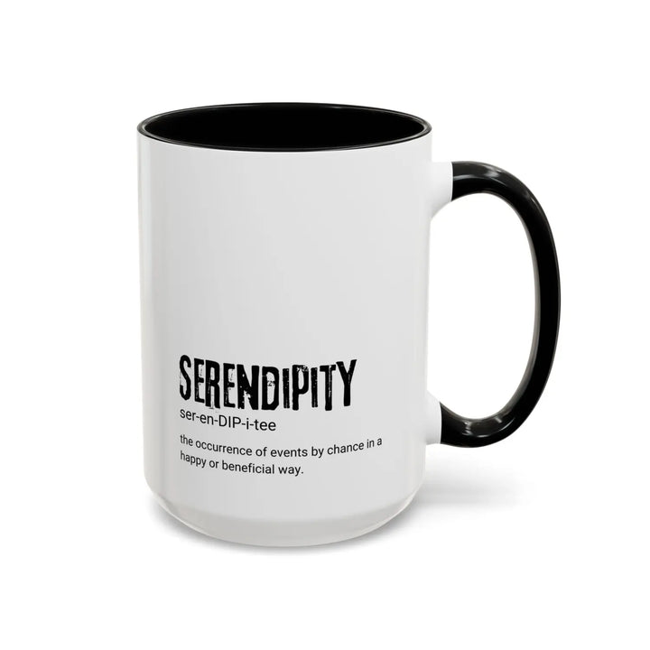 Serendipity Coffee Mug - Inspirational Gift for Tea and Lovers Perfect Birthdays Holidays Morning Motivation Office