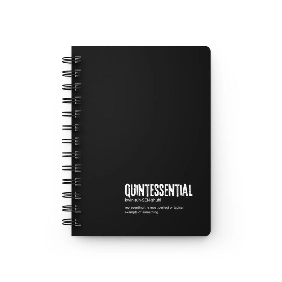 Quintessential Spiral Bound Journal - Perfect Gift for Writers Students and Creatives Ideal Note-Taking Journaling
