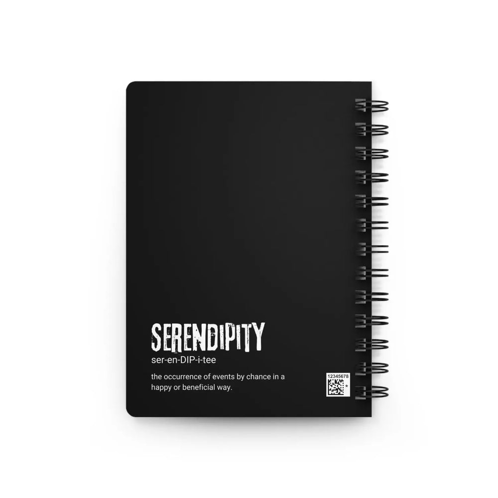 Serendipity Spiral Bound Journal - Inspirational Gift for Writers Happiness Planner Creative Self-Care Notebook