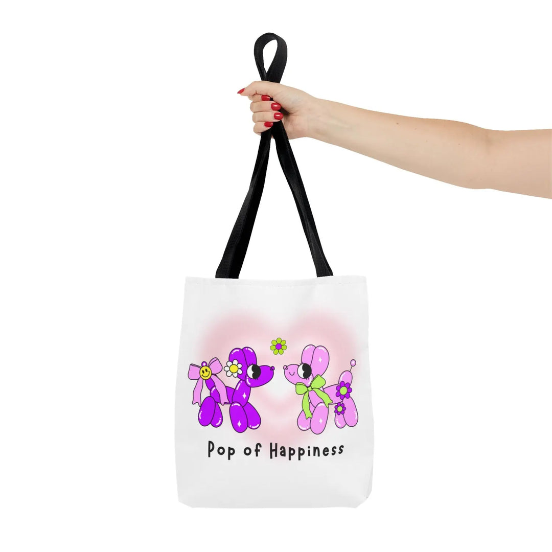 Whimsical Tote Bag with Cute Floral Design | Eco-Friendly Shopping - Bags