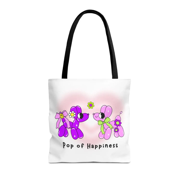 Whimsical Tote Bag with Cute Floral Design | Eco-Friendly Shopping - Bags