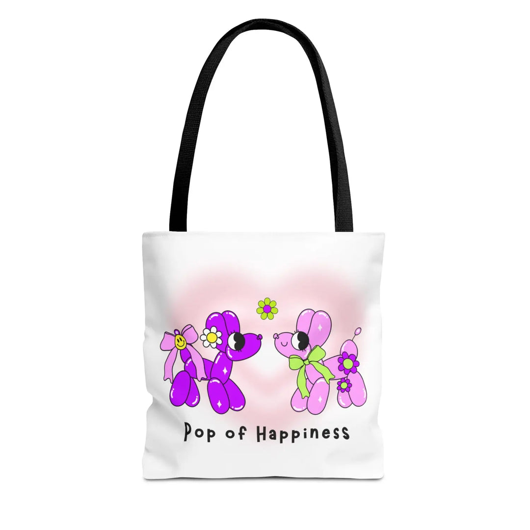Whimsical Tote Bag with Cute Floral Design | Eco-Friendly Shopping - Bags