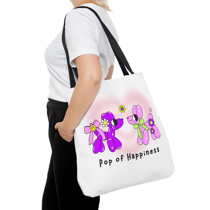 Whimsical Tote Bag with Cute Floral Design | Eco-Friendly Shopping - Bags