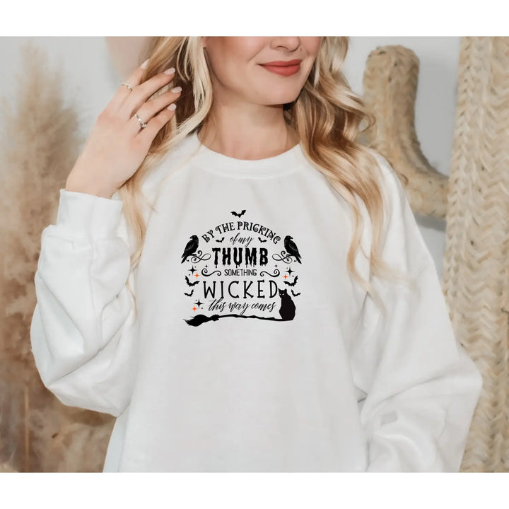 Wicked Shakespeare Quote Sweatshirt Halloween Party Wear Fall Clothing Unisex Pullover Typography Jumper