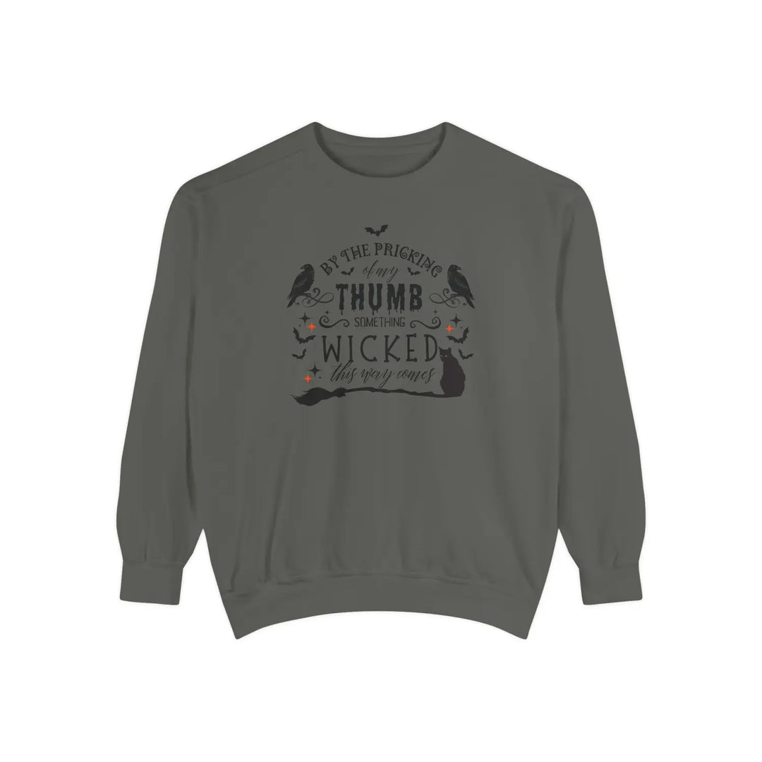 Wicked Shakespeare Quote Sweatshirt Halloween Party Wear Fall Clothing Unisex Pullover Typography Jumper Pepper / S