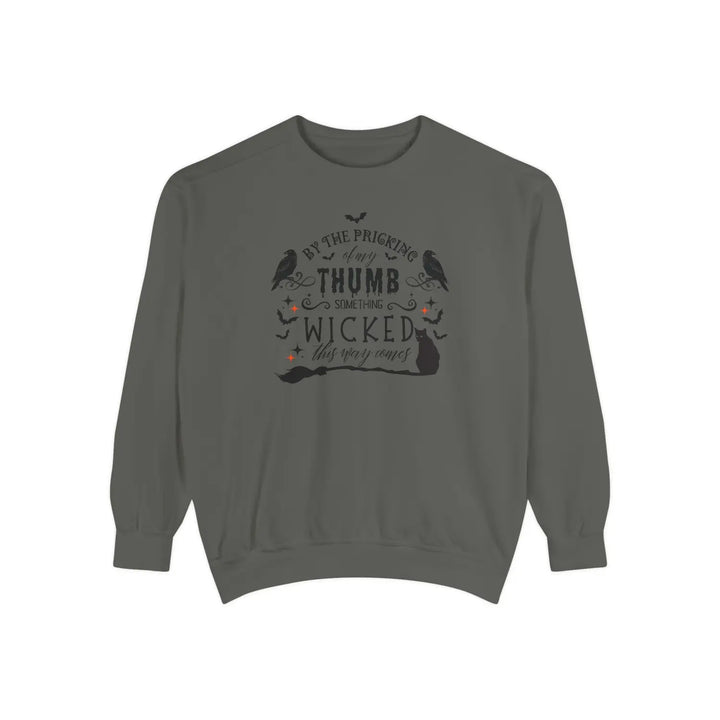 Wicked Shakespeare Quote Sweatshirt Halloween Party Wear Fall Clothing Unisex Pullover Typography Jumper Pepper / S