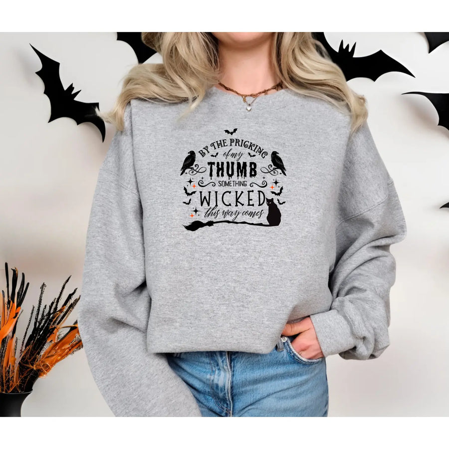 Wicked Shakespeare Quote Sweatshirt Halloween Party Wear Fall Clothing Unisex Pullover Typography Jumper