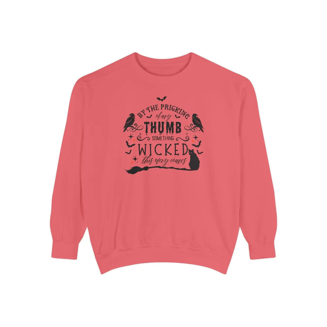 Wicked Shakespeare Quote Sweatshirt Halloween Party Wear Fall Clothing Unisex Pullover Typography Jumper Watermelon / S