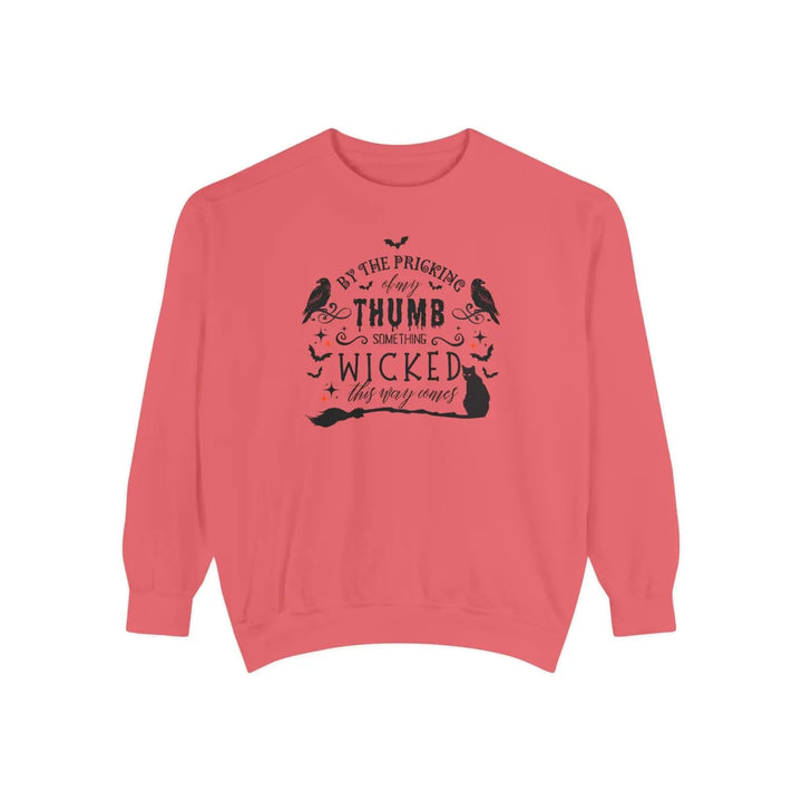 Wicked Shakespeare Quote Sweatshirt Halloween Party Wear Fall Clothing Unisex Pullover Typography Jumper Watermelon / S
