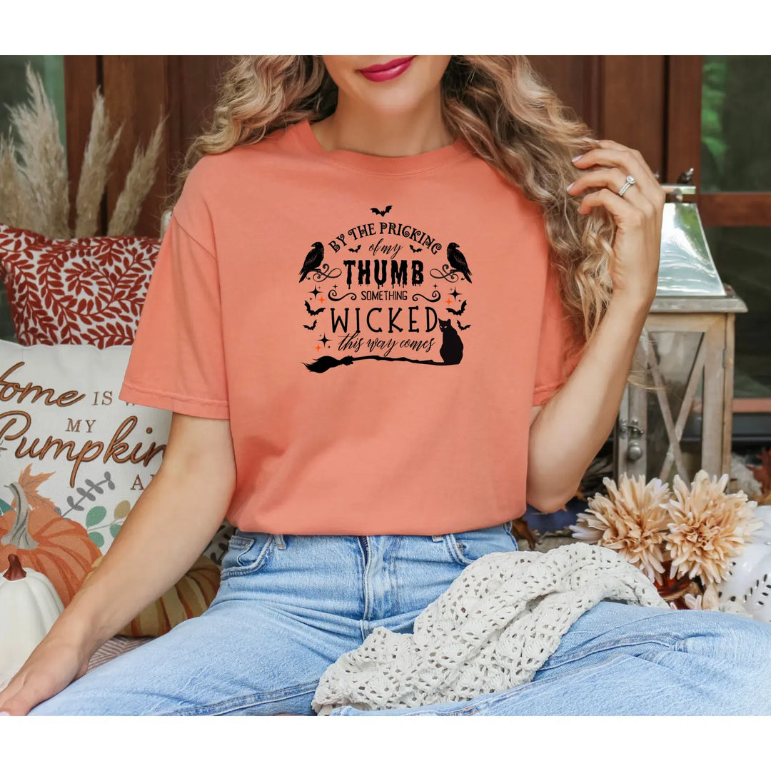 Wicked Vibes Unisex T shirt Halloween Apparel Graphic Tee Spooky Season Shirt Alternative Fashion Gift for Her