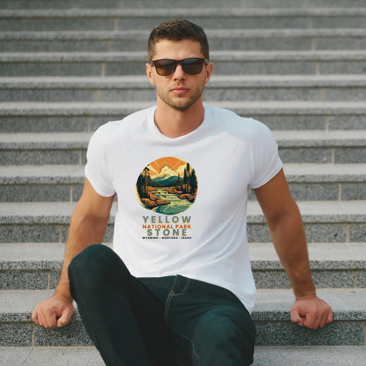 Yellowstone National Park Adventure Tee Nature Lover Shirt Unisex Cotton Travel Gift Outdoor Enthusiast Apparel