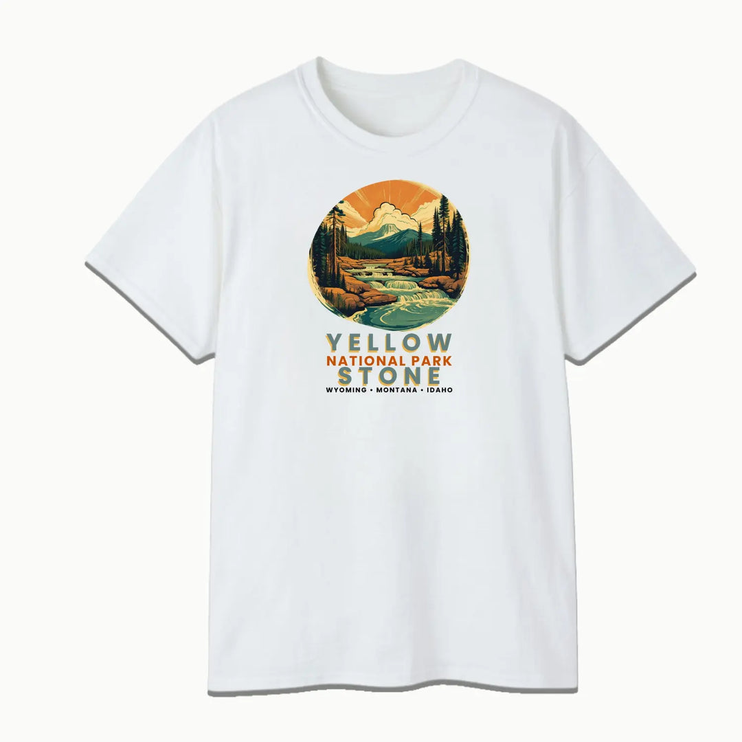 Yellowstone National Park Adventure Tee Nature Lover Shirt Unisex Cotton Travel Gift Outdoor Enthusiast Apparel