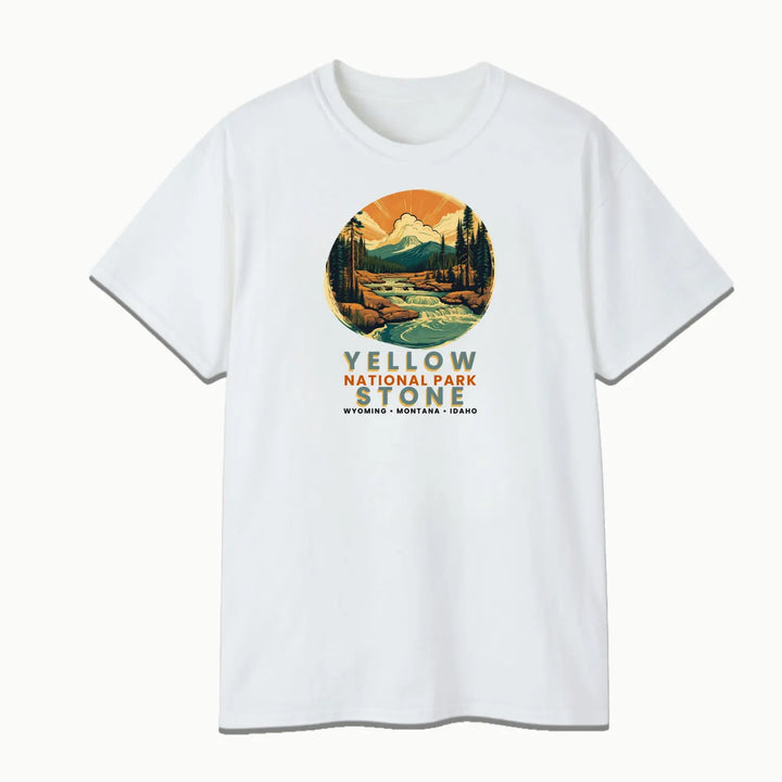 Yellowstone National Park Adventure Tee Nature Lover Shirt Unisex Cotton Travel Gift Outdoor Enthusiast Apparel