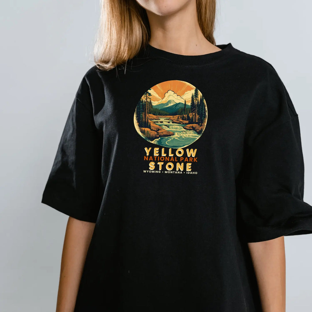 Yellowstone National Park Adventure Tee Nature Lover Shirt Unisex Cotton Travel Gift Outdoor Enthusiast Apparel