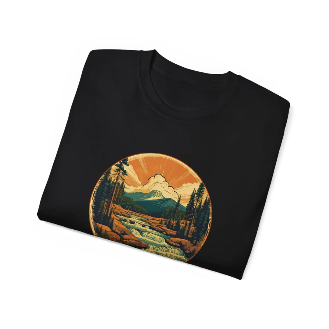 Yellowstone National Park Adventure Tee Nature Lover Shirt Unisex Cotton Travel Gift Outdoor Enthusiast Apparel