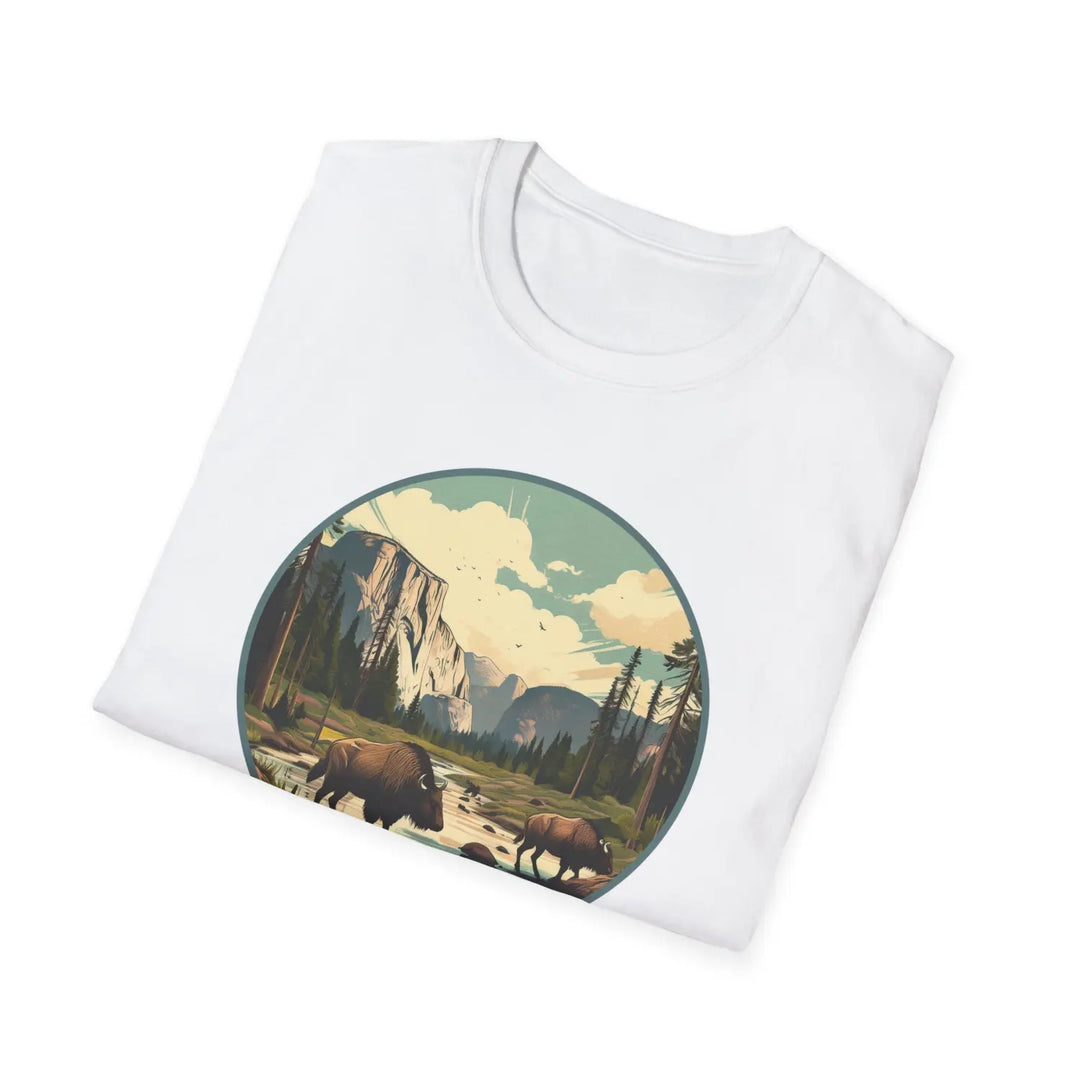 Yosemite National Park Vintage Unisex T-Shirt Eco-Friendly Nature Lover Gift