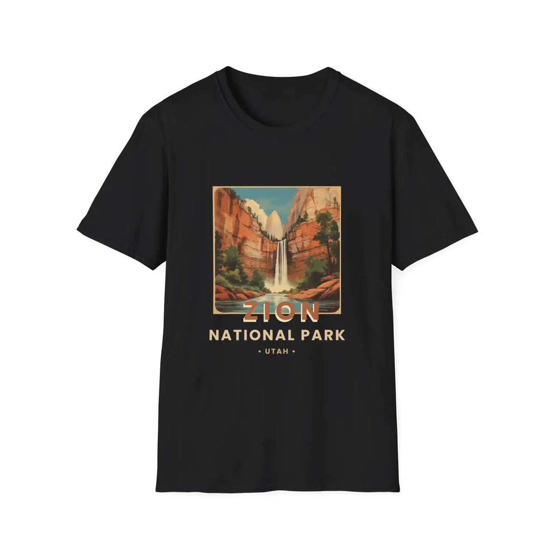 Zion National Park T-Shirt - XS / Black