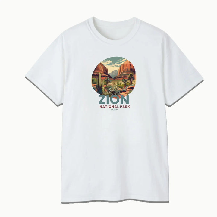 Zion National Park Vintage Tee Unisex T-Shirt Outdoor Adventure Shirt Gift Nature Lover Apparel