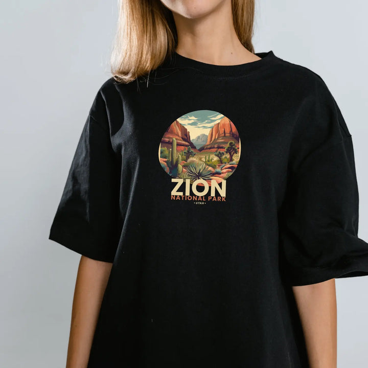 Zion National Park Vintage Tee Unisex T-Shirt Outdoor Adventure Shirt Gift Nature Lover Apparel